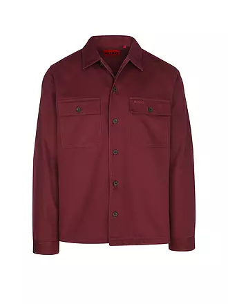 HUGO | Overshirt EPOLDO | dunkelrot