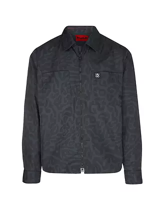 HUGO | Overshirt | schwarz