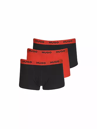 HUGO | Pants 3-er Pkg. schwarz oliv rot | schwarz