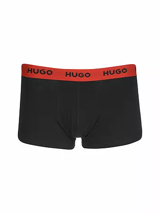 HUGO | Pants 3er Pkg schwarz rot | bunt