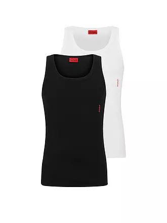 HUGO | Shirt 2er Pkg. white | schwarz