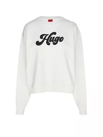 HUGO | Sweater DEROXINA | weiss