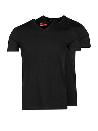 HUGO | T-Shirt 2-er Pkg. | schwarz