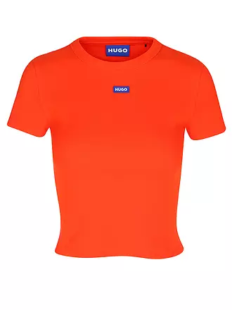 HUGO | T-Shirt Cropped Fit | hellgrün
