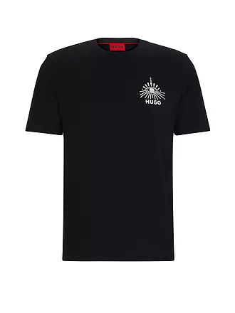 HUGO | T-Shirt DEDICO | schwarz