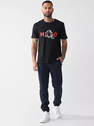 HUGO | T-Shirt DEYLADEC | schwarz
