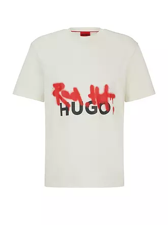 HUGO | T-Shirt DINRICKO | weiss