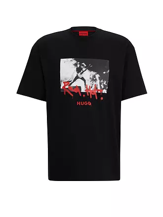 HUGO | T-Shirt DOMENADE | schwarz