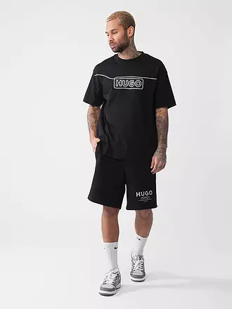 HUGO | T-Shirt NOIDERYO | schwarz