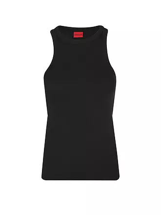 HUGO | Tanktop THE PLAIN | schwarz