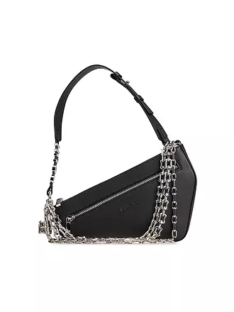 HUGO | Tasche - Umhängetasche MEL SADDLE | schwarz