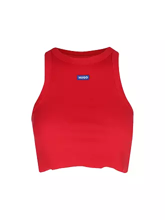HUGO | Top Cropped Fit | rot