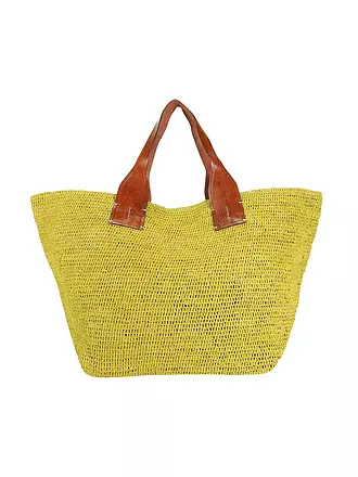 IBELIV | Strohtasche - Shopper TOKYO | gelb