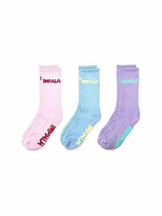 IMPALA | Socken 3er Pkg pastel | schwarz