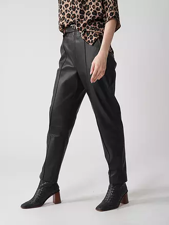 IN WEAR | Lederhose KAMAIW | schwarz