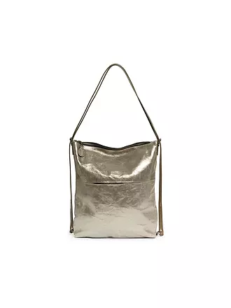 INA KENT | Ledertasche - Umhängetasche SHER ED. 1 | silber