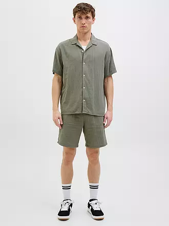 JACK & JONES | Hemd Regular Fit JOREASTER PATRAS | olive