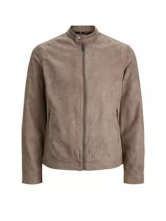 JACK & JONES | Jacke in Lederoptik JJEROCKY | beige