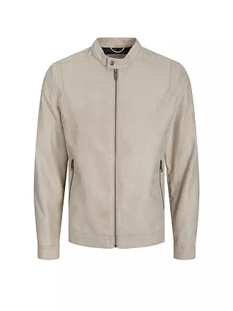 JACK & JONES | Jacke in Lederoptik JJEROCKY | beige