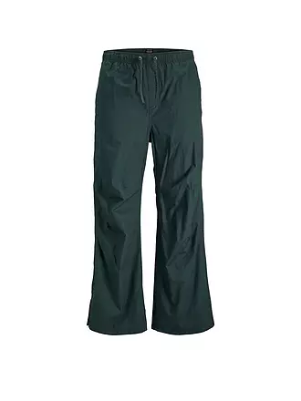 JACK & JONES | Jogginghose JPSTPARACHUTE JJPANT | dunkelgrün