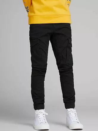 JACK & JONES | Jungen Cargohose JJIPAUL JJFLAKE | schwarz