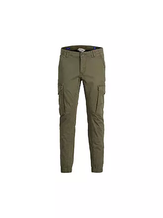 JACK & JONES | Jungen Cargohose Slim Fit JJIPAUL | olive