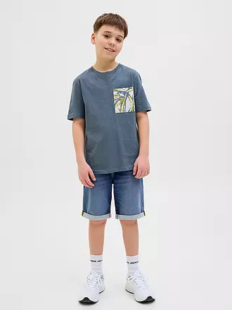 JACK & JONES | Jungen Jeansshorts JJIRICK JJICON | blau