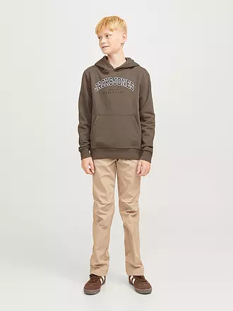 JACK & JONES | Jungen Kapuzensweater - Hoodie JJECALEB | hellgrün