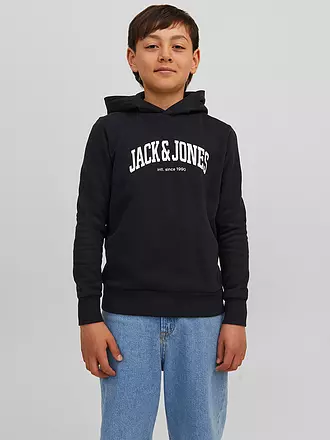 JACK & JONES | Jungen Kapuzensweater - Hoodie JJEJOSH | schwarz