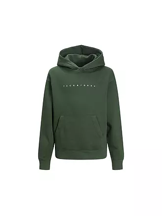 JACK & JONES | Jungen Kapuzensweater - Hoodie JJESTAR JJ | dunkelgrün