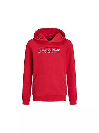 JACK & JONES | Jungen Kapuzensweater - Hoodie JJZURI | rot