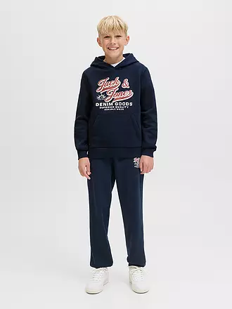 JACK & JONES | Jungen Kapuzensweater JJELOGO | dunkelblau
