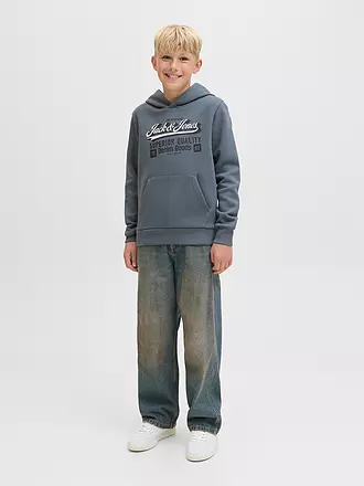 JACK & JONES | Jungen Kapuzensweater JJELOGO | blau