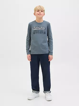 JACK & JONES | Jungen Langarmshirt JJELOGO | blau