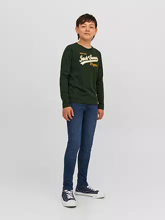 JACK & JONES | Jungen Langarmshirt JJELOGO | dunkelblau