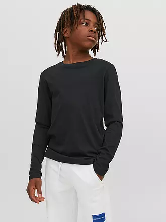JACK & JONES | Jungen Langarmshirt JJEORGANIC | weiss