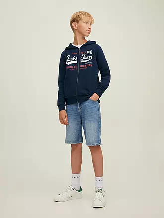 JACK & JONES | Jungen Sweatjacke JJELOGO | hellgrau