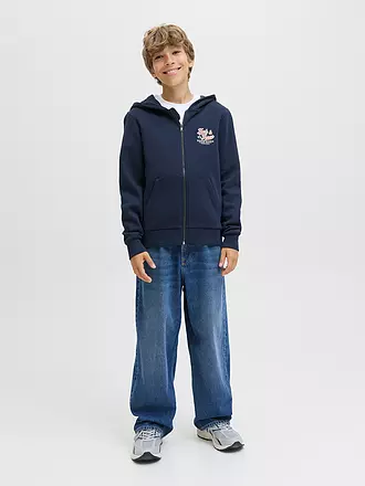 JACK & JONES | Jungen Sweatjacke JJELOGO | dunkelblau