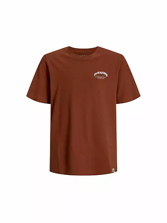 JACK & JONES | Jungen T-Shirt JJEBRANDES | dunkelrot