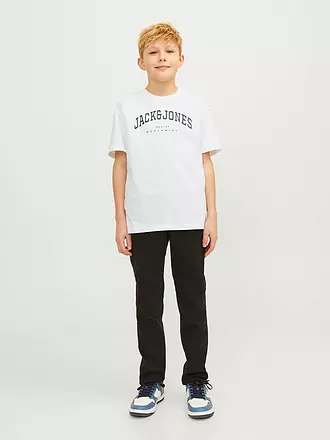 JACK & JONES | Jungen T-Shirt JJECALEB | weiss
