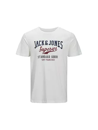JACK & JONES | Jungen T-Shirt JJELOGO | weiss