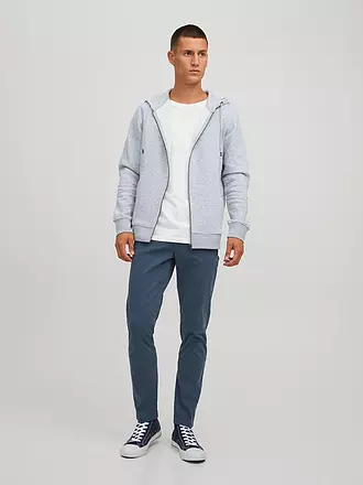 JACK & JONES | Kapuzensweatjacke JJESTAR | grau