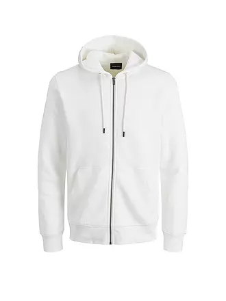 JACK & JONES | Kapuzensweatjacke JJESTAR | weiss