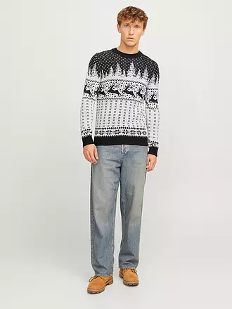 JACK & JONES | Pullover JJXMAS GABRIEL | schwarz