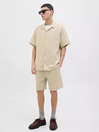 JACK & JONES | Shorts JPSTJAIDEN PATRAS | hellbraun