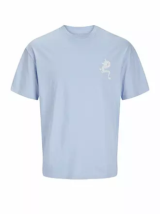 JACK & JONES | T-Shirt JJCHARGE | hellblau