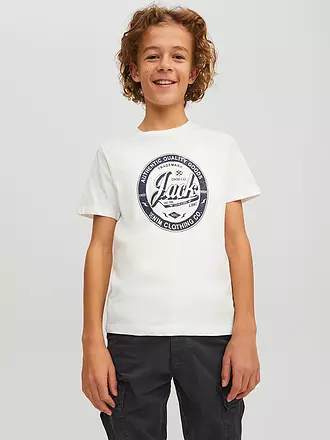 JACK & JONES | T-Shirt JJEJEANS | weiss