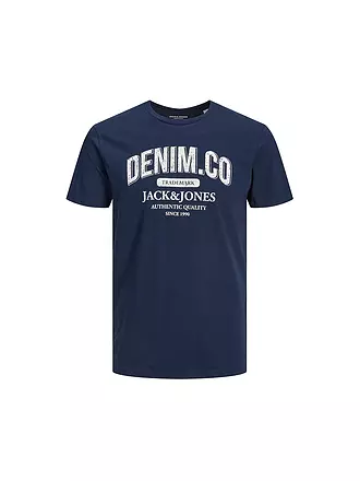 JACK & JONES | T-Shirt JJEJEANS | dunkelblau