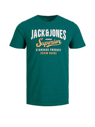 JACK & JONES | T-Shirt JJELOGO | grün
