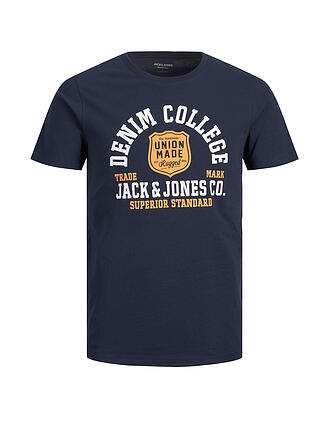 JACK & JONES | T-Shirt JJELOGO | blau